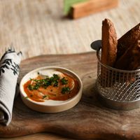 Sweet potato wedges at Zest Ubud in Ubud