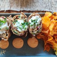 Kebab shop wrap at Zest Ubud in Ubud