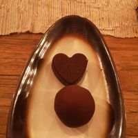 Gold diger: rather tasteless. But the peanut ball is insane!! at Zest Ubud in Ubud