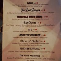 Menu July 2024 at Drury Street Bar & Kitchen in Glasgow