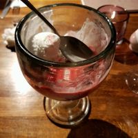 coconut sorbet pudding at Poplar Farm in Andover