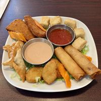 Golden Sampler  at Noble Vegetarian in Sacramento