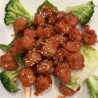 Ruby pearls - yummy!   at Noble Vegetarian in Sacramento