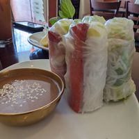 A2 - Roses on the grill at Noble Vegetarian in Sacramento