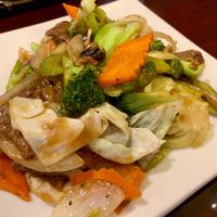 vegetables medley at Noble Vegetarian in Sacramento
