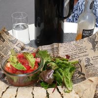 Emincés d'epinards at SAJ in Nice