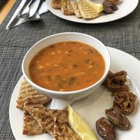 Harira soup  at Cinema Cafe in Fes