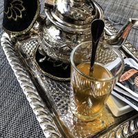 Mint tea  at Cinema Cafe in Fes