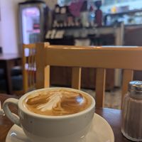 Oat flattie at Cinema Cafe in Fes