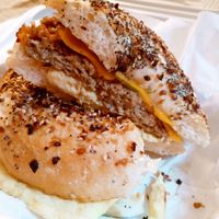 VCC 2023 - Sausage, Egg & Cheese Bagel Sandwich at Three Twigs & Co in Springfield