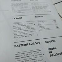 menu at Soul Food Sisters in Glasgow