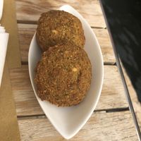 extra falafel  at Gam-Gam in Venice