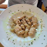 Vegan fried artichokes at Gam-Gam in Venice