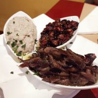 Aubergine ghetto style at Gam-Gam in Venice