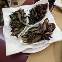 Eggplant ghetto style, gluten free version at Gam-Gam in Venice