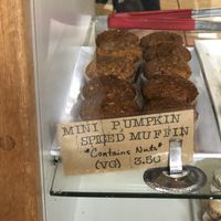 House made pumpkin muffins  at Lorca in Stamford