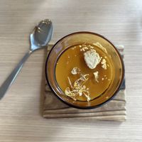 Soy milk pudding  at Nourish in Tokyo