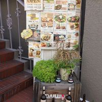 Outdoor deco at Nourish in Tokyo