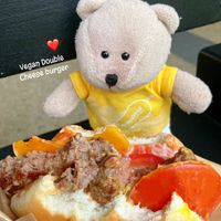 Vegan double cheeseburger $7.90  at Everyday Vegan Grocer - Online only in Central Singapore