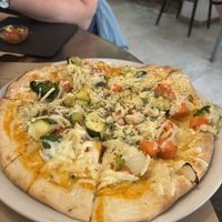 Végétali with vegan cheese - a bit uninspired   at Vegetalia in Fuengirola