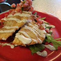 stuffed empanadas at The Friendly Toast in Portsmouth