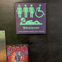 All gender toilet   at The Friendly Toast in Portsmouth