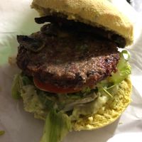 Cogu burger at Desvio Bar in Florianopolis