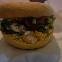 Guacamole Burger at Desvio Bar in Florianopolis