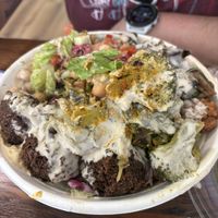 Build your own bowl. HUGE portions  at Pitaziki in New Haven