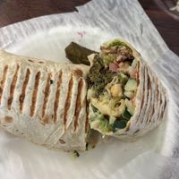 Build your own wrap   at Pitaziki in New Haven