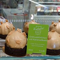 Peanut tart from the patisserie at Zurheide feine Kost in Dusseldorf