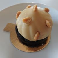 Peanut tart from the patisserie at Zurheide feine Kost in Dusseldorf