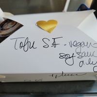 Tofu stir fry without the Worcestershire sauce to make it vegan at Bae Bae's Kitchen in Pittsburgh