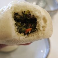 Bao with spinach and mushrooms, SOOOOO GOOD! at Wutai Yun in Beijing