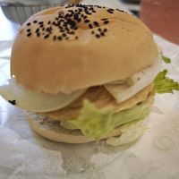 Egg burger at Wutai Yun in Beijing