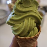 Matcha ice cream at Wutai Yun in Beijing