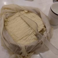 Homemade tofu (for hotpot) at Wutai Yun at Wutai Yun in Beijing