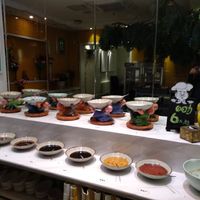 Hotpot sauces bar at Wutai Yun at Wutai Yun in Beijing