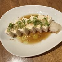 House made tofu with daikon  at Mashiko in West Seattle