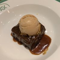 Sticky toffee coffee puddingg  at ASK Italian in Castleford