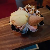 Vegan ice cream at Pinchos in Stockholm