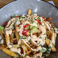 Loaded fries at Couch in Sheffield