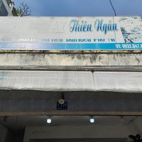 Old faded sign outside at Thien Ngan in Ho Chi Minh City