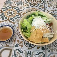 Dry noodle BBQ  at Chay Nha Toi in Ho Chi Minh City