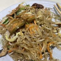 Half eaten (sorry) Chewy rice noodle ♥️♥️♥️  at Loving Hut in Cabramatta