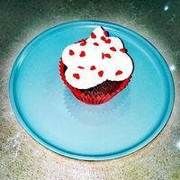 Red Velvet Cup Cake  at Loving Hut in Cabramatta