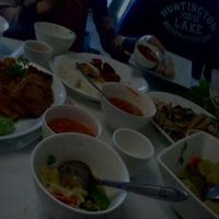 Our smorgasboard - just to show the portion sizes are very generous! at Loving Hut in Cabramatta