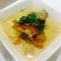 Chicken and vegetable curry  at Loving Hut in Cabramatta