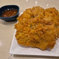 Vegan fried chikn (VFC) $15.00: great crunchy batter, inside was layered texture, not much taste, and quite oily at Loving Hut in Cabramatta