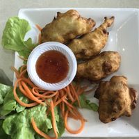 Fish Cakes at Loving Hut in Cabramatta